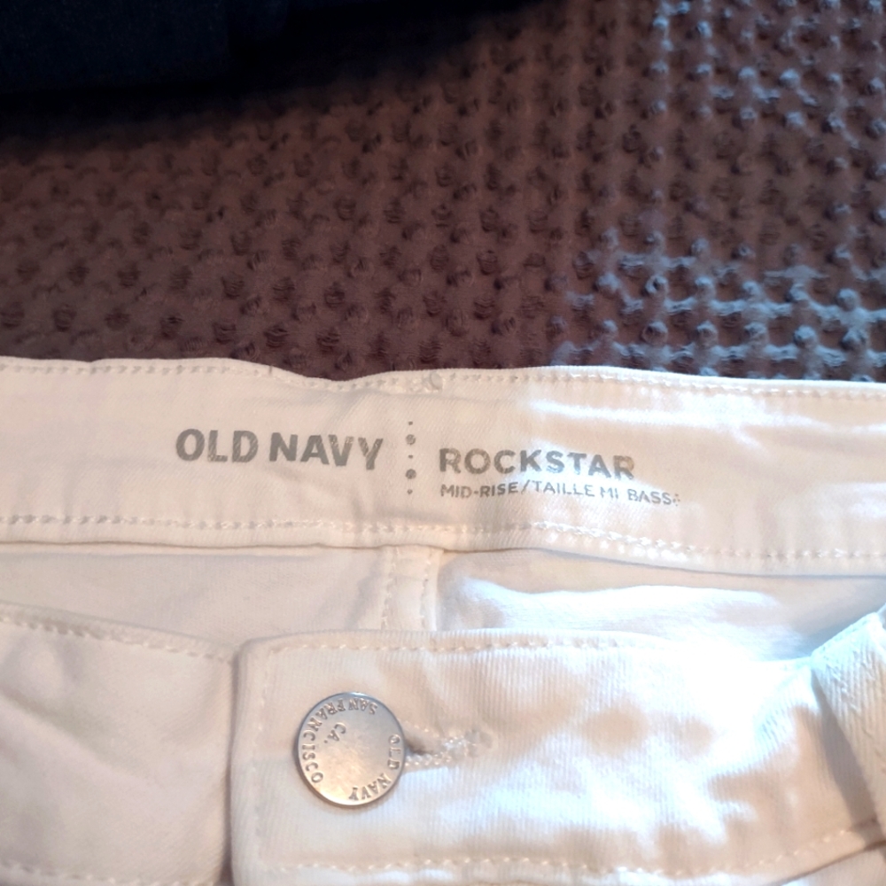 Women's old navy white jeans